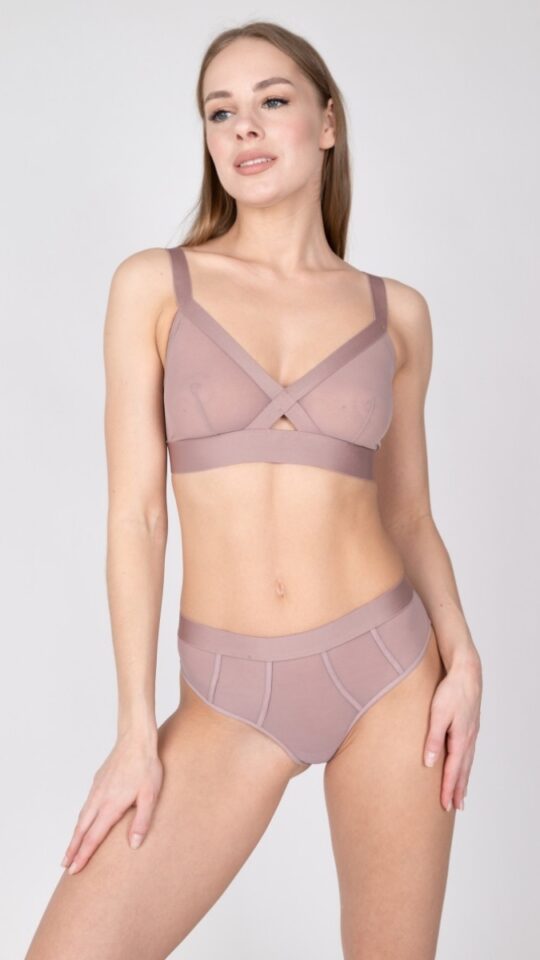 sku: 114074 | Brand: Rose&Petal  | Size: 70 A 70 B 70 C 70 D 75 A 75 B 75 C 75 D 80 A 80 B 80 C 80 D 85 A 85 B 85 C 85 D  | Colors: Золотистый Загар Серо-зеленый Серо-коричневый Черный  | Бренды Rose&Petal | Бюстгальтер Нижнее белье Бралетт | Бюстгальтер Нижнее белье Мягкая чашка | Title: Бралетт TULLE GRAPHIQUE