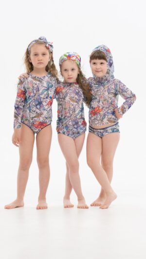 sku: 23002195 | Brand: RoDaSoleil  | Size: 104 110 116 122 128 134 140 146  | Colors: Цветной  | Бренды RoDaSoleil | Детские купальники | Title: Трусы детские СТРЕКОЗЫ