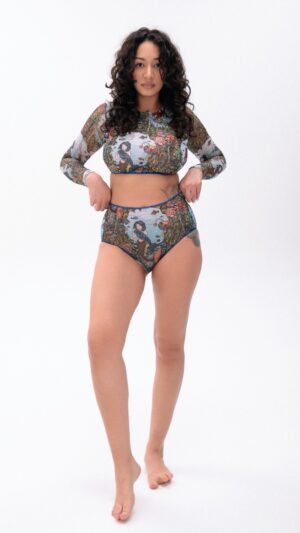 sku: 22981380 | Brand: Roda Soleil  | Size: XSmall Small Medium Large  | Colors: Цветной  | Бренды RoDa Soleil | Купальники Раздельные | Title: Трусы высокие РУСАЛКИ
