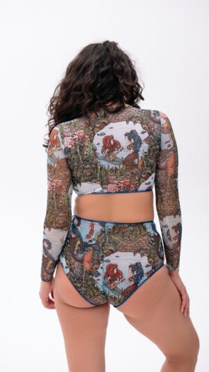 sku: 22981380 | Brand: Roda Soleil  | Size: XSmall Small Medium Large  | Colors: Цветной  | Бренды RoDa Soleil | Купальники Раздельные | Title: Трусы высокие РУСАЛКИ