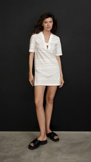 sku: 55461 | Brand: Laete  | Size: XSmall Small Medium Large XLarge  | Colors: Молочный  | Бренды Laete | Пляжная одежда | Title: Туника