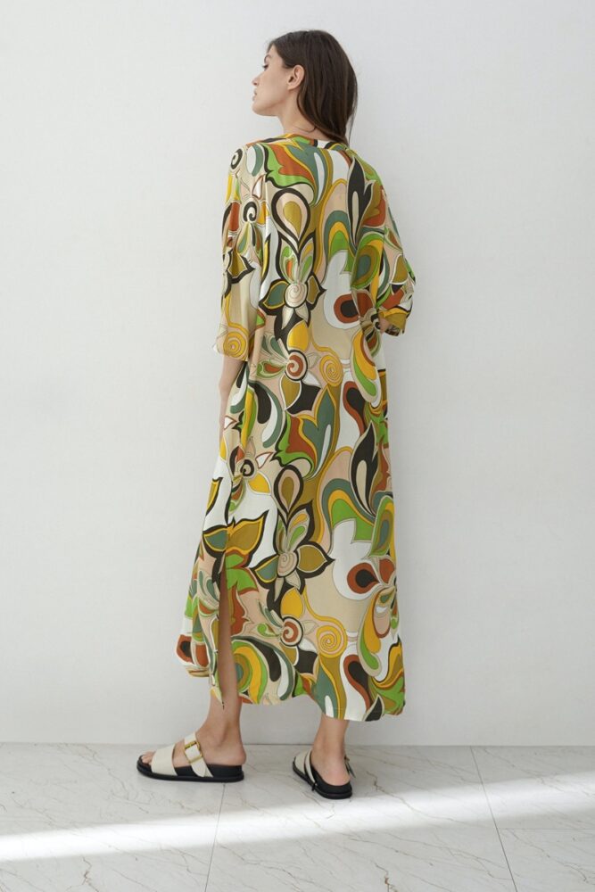 sku: 61921 | Brand: Laete  | Size: Small Medium Large  | Colors: Бирюзовый Зеленый Розовый  | Бренды Laete | Пляжная одежда | Title: Туника