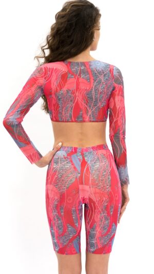 sku: 22000858 | Brand: Roda Soleil  | Size: Small Medium Large  | Colors: Розовый  | Бренды RoDa Soleil | Купальники Раздельные | Title: Велосипедки МЕДУЗА PINK