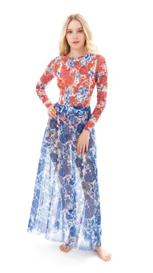 sku: 23000340 | Brand: Roda Soleil  | Size: L/XL S/M Onesize  | Colors: Синий  | Бренды RoDa Soleil | Пляжная одежда | Title: Юбка ГРАНАТЫ СИНИЕ