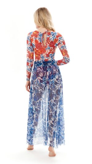 sku: 23000340 | Brand: Roda Soleil  | Size: L/XL S/M Onesize  | Colors: Синий  | Бренды RoDa Soleil | Пляжная одежда | Title: Юбка ГРАНАТЫ СИНИЕ
