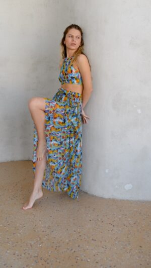 sku: 22000377 | Brand: Roda Soleil  | Size: Onesize  | Colors: Голубой  | Бренды RoDa Soleil | Пляжная одежда | Title: Юбка ЛОВЕЦ СНОВ