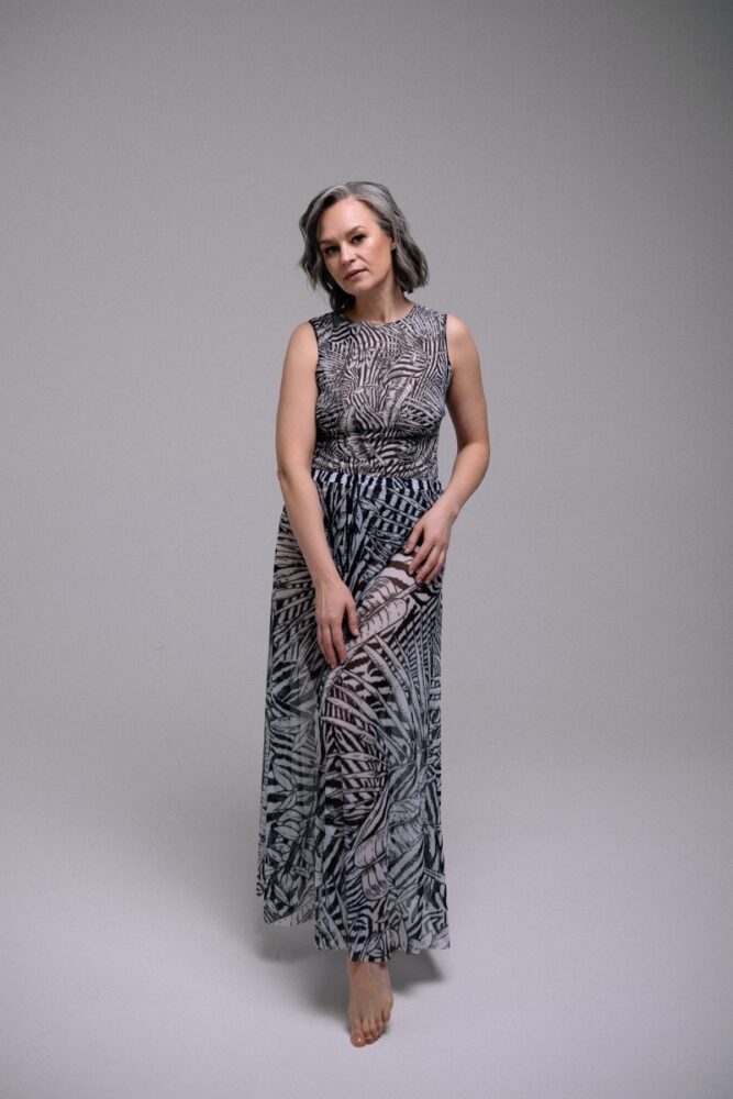 sku: 23000394 | Brand: RoDaSoleil  | Size: L/XL S/M Onesize  | Colors: Серый  | Бренды RoDaSoleil | Пляжная одежда | Title: Юбка ПСЕВДОЗЕБРА