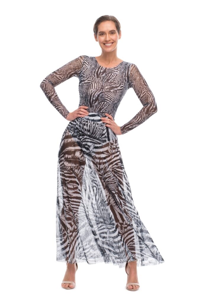 sku: 23000394 | Brand: RoDaSoleil  | Size: L/XL S/M Onesize  | Colors: Серый  | Бренды RoDaSoleil | Пляжная одежда | Title: Юбка ПСЕВДОЗЕБРА